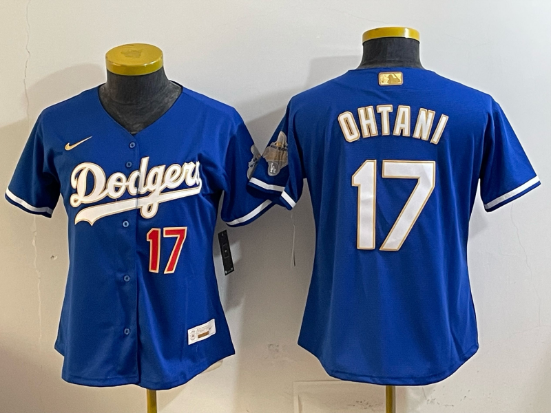 women Los Angeles Dodgers #17 Ohtani blue Game 2026 Nike MLB Jersey 0414007